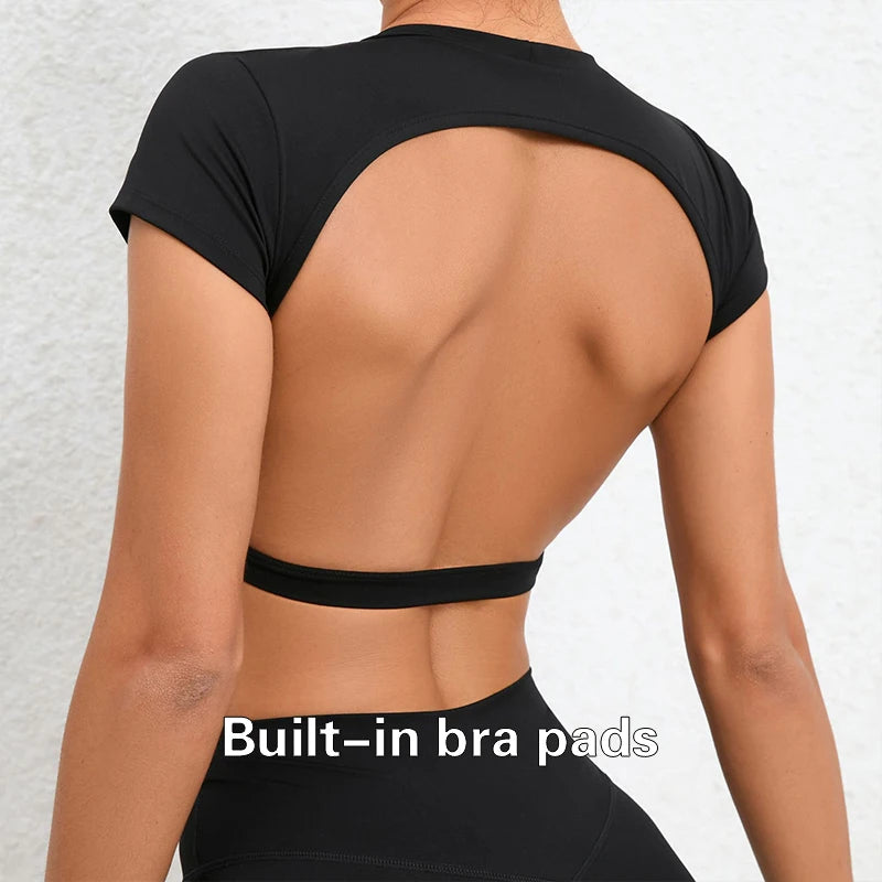 RoyalFit Backless Yoga Top