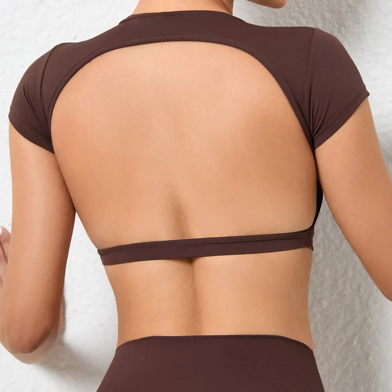 RoyalFit Backless Yoga Top