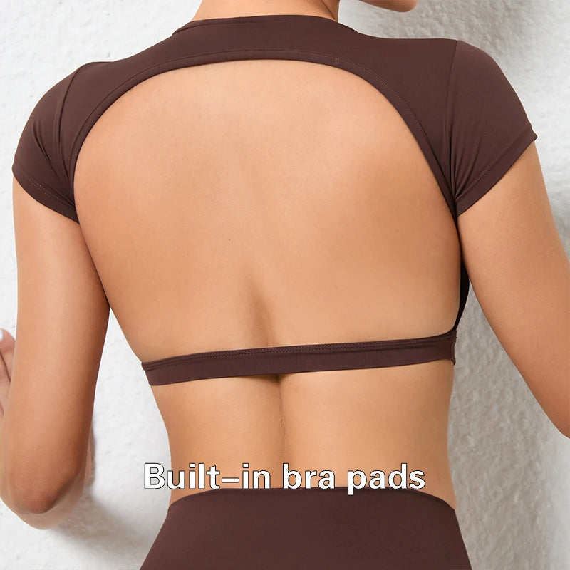 RoyalFit Backless Yoga Top