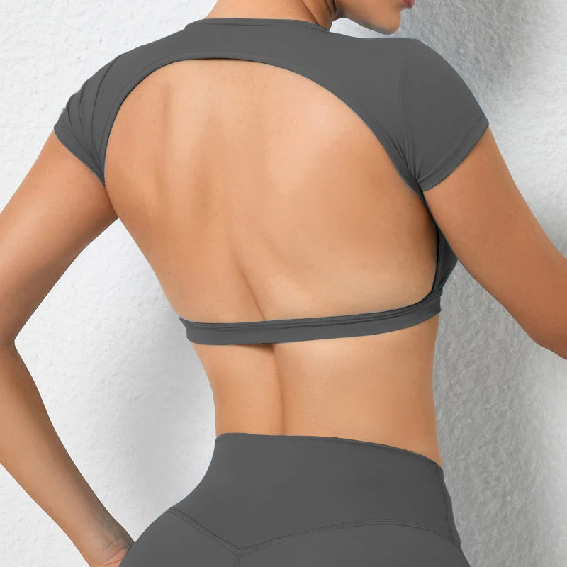 RoyalFit Backless Yoga Top